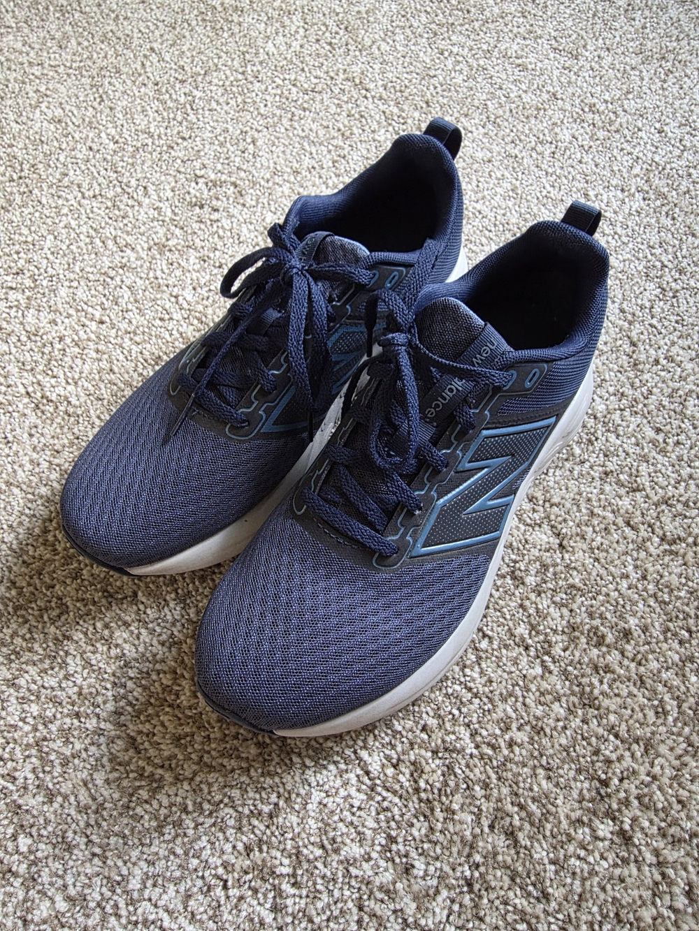 New Balance Women's Navy Mesh Running Shoes